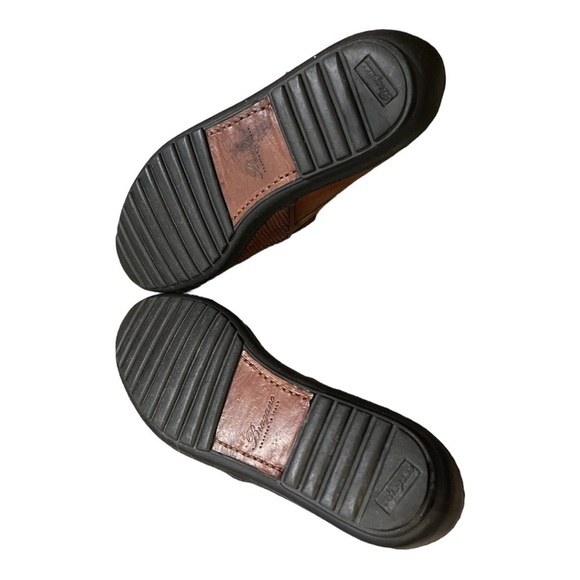 Bragano Brown Leather Loafers Italy Size 10M - Picture 9 of 13